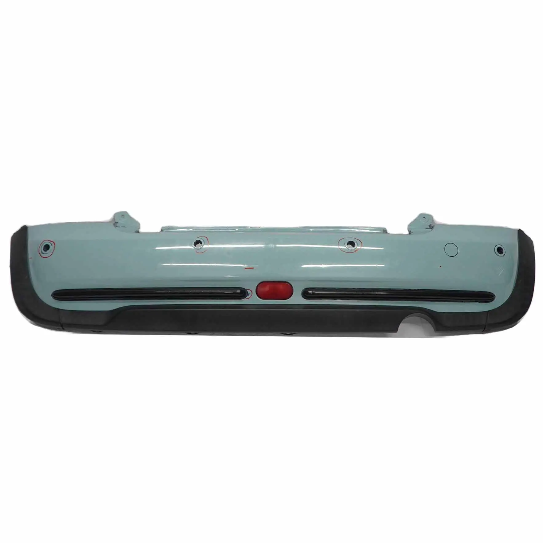 Mini R52 Parachoques Trasero Cabrio Completo PDC Embellecedor Panel Pintado Azul