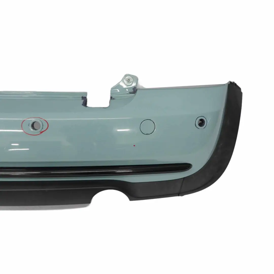 Mini R52 Parachoques Trasero Cabrio Completo PDC Embellecedor Panel Pintado Azul - SKU 0309183-BLUE - Número de pieza 0309183