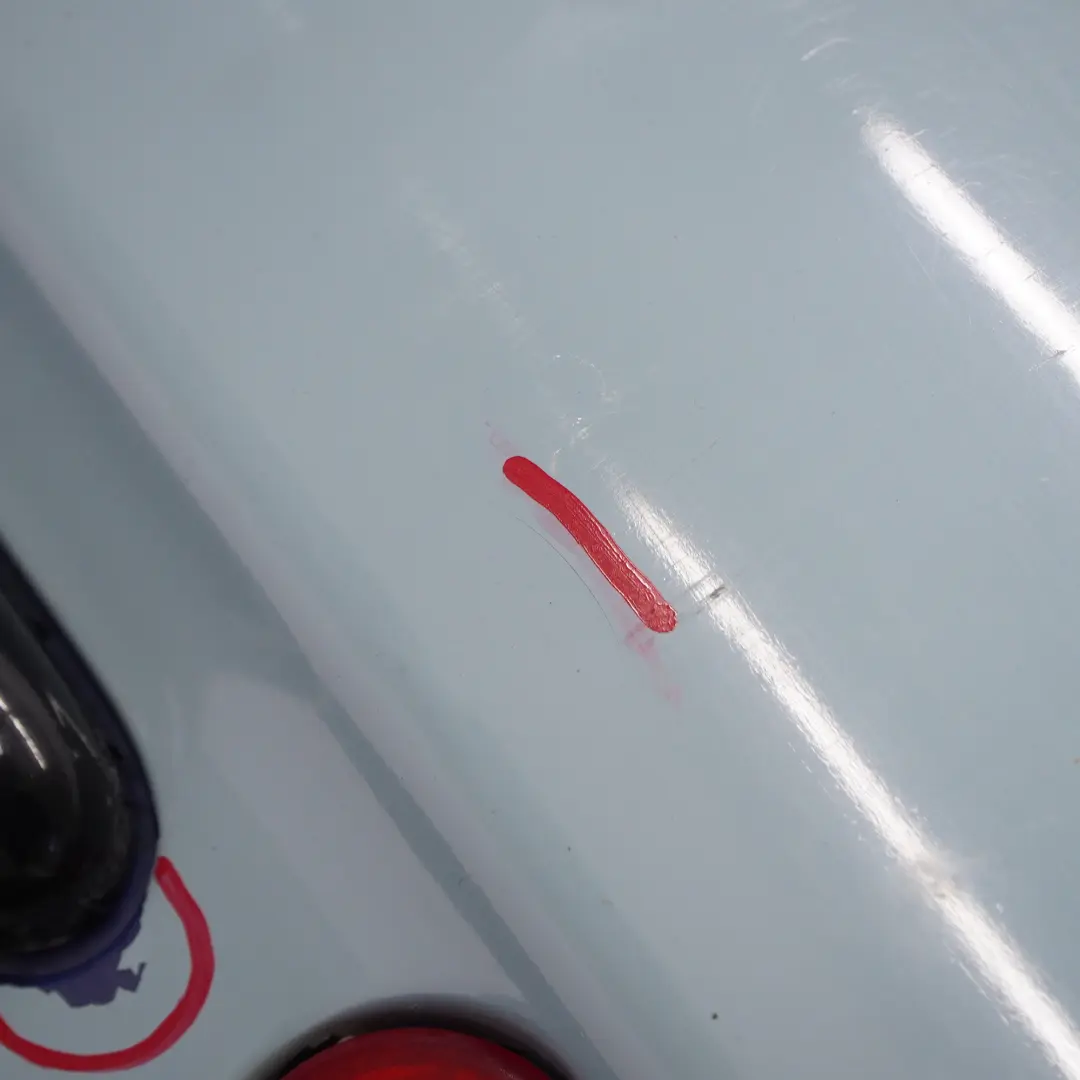 Mini R52 Parachoques Trasero Cabrio Completo PDC Embellecedor Panel Pintado Azul - SKU 0309183-BLUE - Número de pieza 0309183