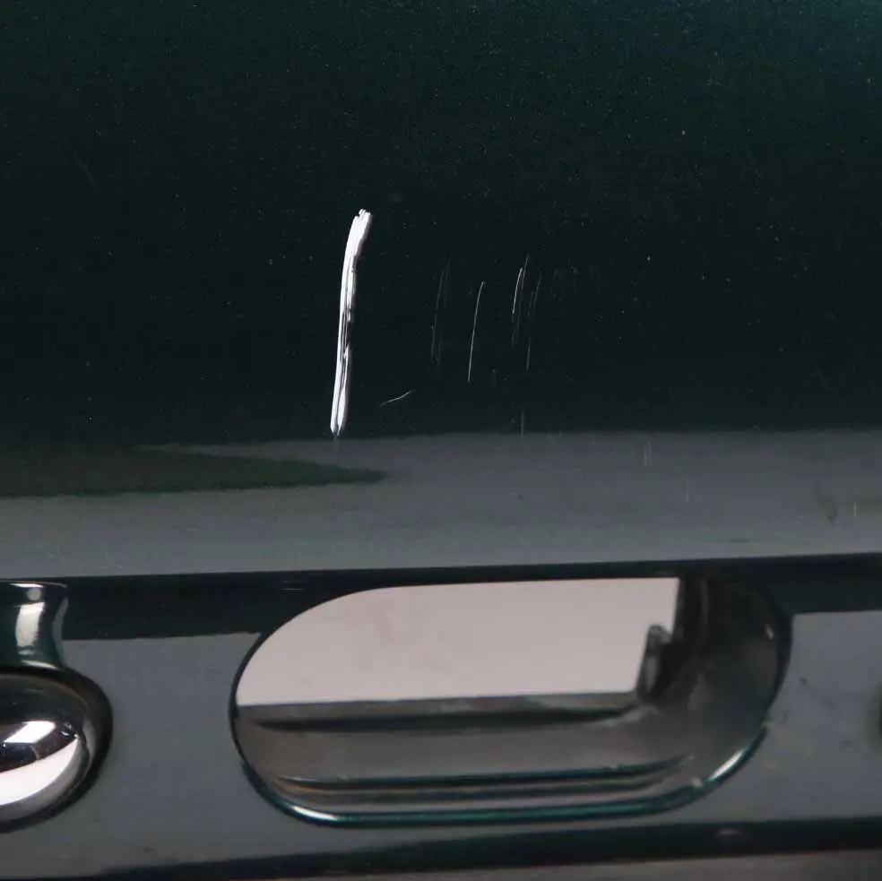 Bumper Rear Mini R52 Cabrio PDC Trim Panel British Racing Green Metallic - A67 to with Part number 0309183 Bumper Rear Mini R52 Cabrio PDC Trim Panel British Racing Green Metallic - A67 - SKU 0309183-BRG - Part number 0309183