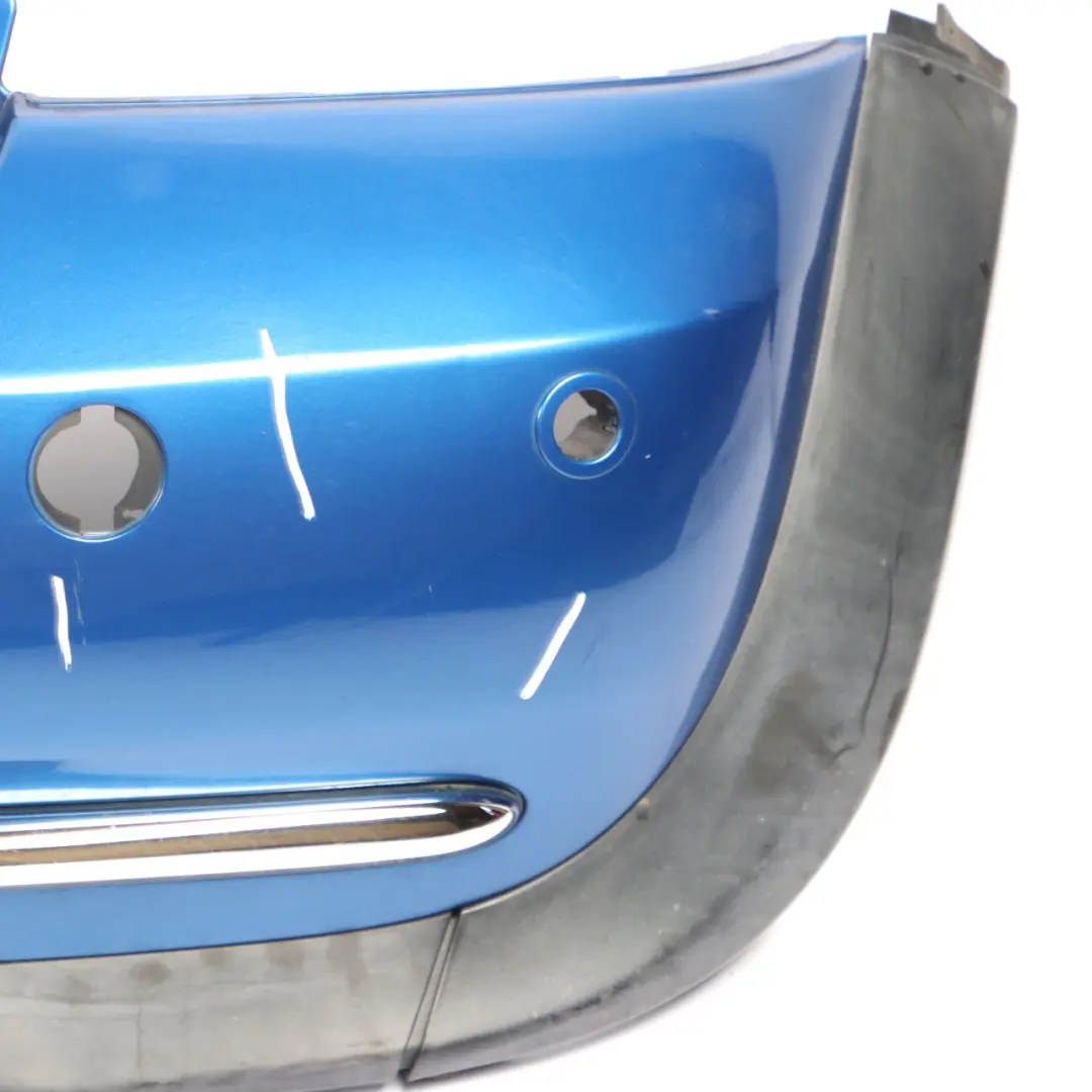 Bumper PDC Panel Hyper Blue Metallic - A28 to Mini R52 Cabrio Rear with Part number 0309183 Mini R52 Cabrio Rear Bumper PDC Panel Hyper Blue Metallic - A28 - SKU 0309183-HYB - Part number 0309183