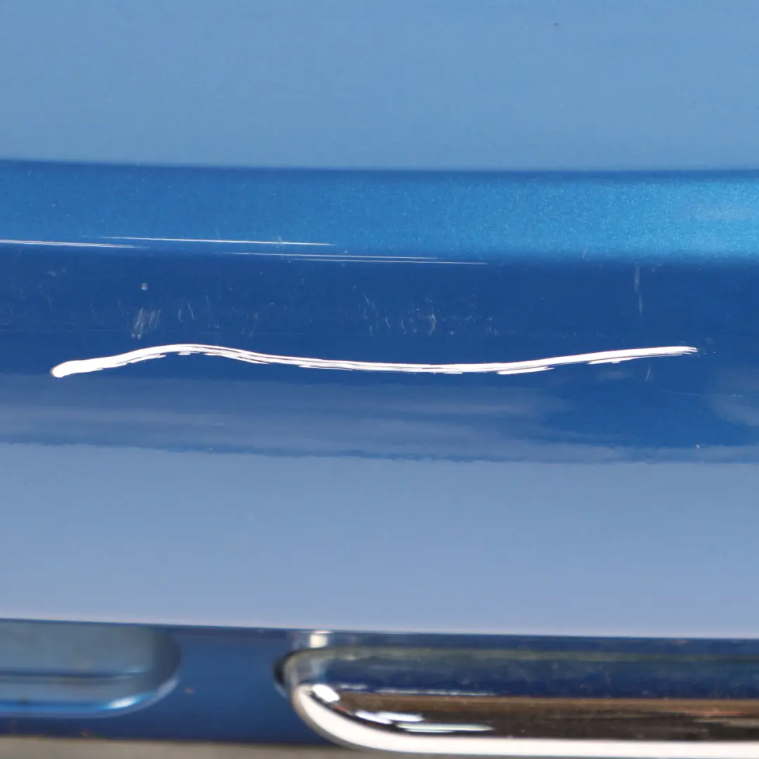 Bumper PDC Panel Hyper Blue Metallic - A28 to Mini R52 Cabrio Rear with Part number 0309183 Mini R52 Cabrio Rear Bumper PDC Panel Hyper Blue Metallic - A28 - SKU 0309183-HYB - Part number 0309183