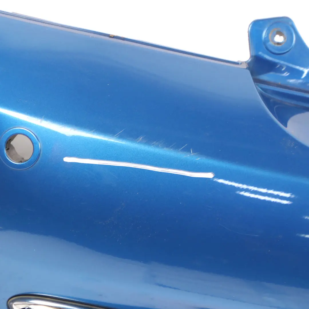Bumper PDC Panel Hyper Blue Metallic - A28 to Mini R52 Cabrio Rear with Part number 0309183 Mini R52 Cabrio Rear Bumper PDC Panel Hyper Blue Metallic - A28 - SKU 0309183-HYB - Part number 0309183
