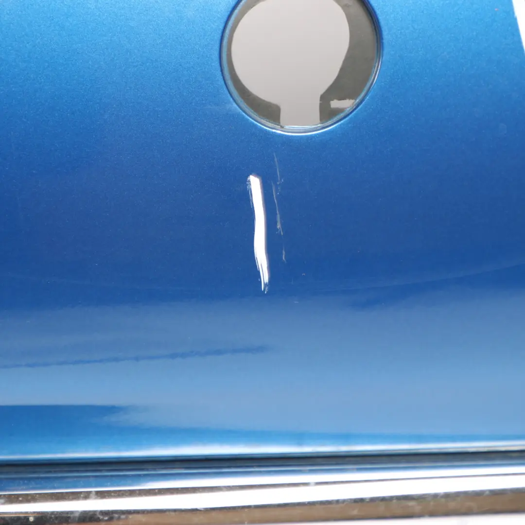 Bumper PDC Panel Hyper Blue Metallic - A28 to Mini R52 Cabrio Rear with Part number 0309183 Mini R52 Cabrio Rear Bumper PDC Panel Hyper Blue Metallic - A28 - SKU 0309183-HYB - Part number 0309183