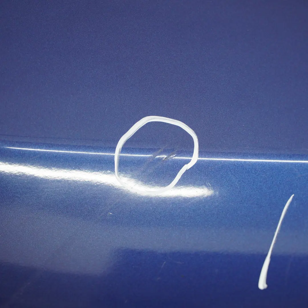 Mini R52 Cabrio Pannello di copertura paraurti posteriore PDC Lightning Blue A63 - SKU 0309183-LB - Numero di parte 0309183