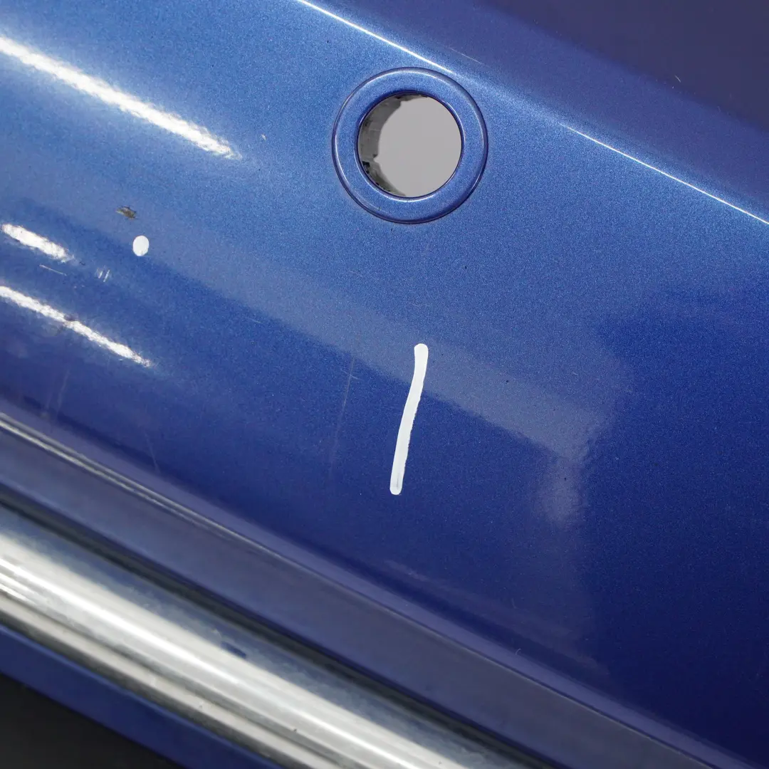 Bumper Covering Panel PDC Lightning Blue - A63 to Mini R52 Cabrio Rear with Part number 0309183 Mini R52 Cabrio Rear Bumper Covering Panel PDC Lightning Blue - A63 - SKU 0309183-LB - Part number 0309183