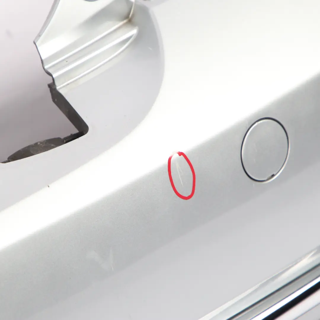 Bumper Rear Mini R52 Cabrio Complete PDC Trim Panel Pure Silver Metallic - 900 to with Part number 0309183 Bumper Rear Mini R52 Cabrio Complete PDC Trim Panel Pure Silver Metallic - 900 - SKU 0309183-PS1 - Part number 0309183