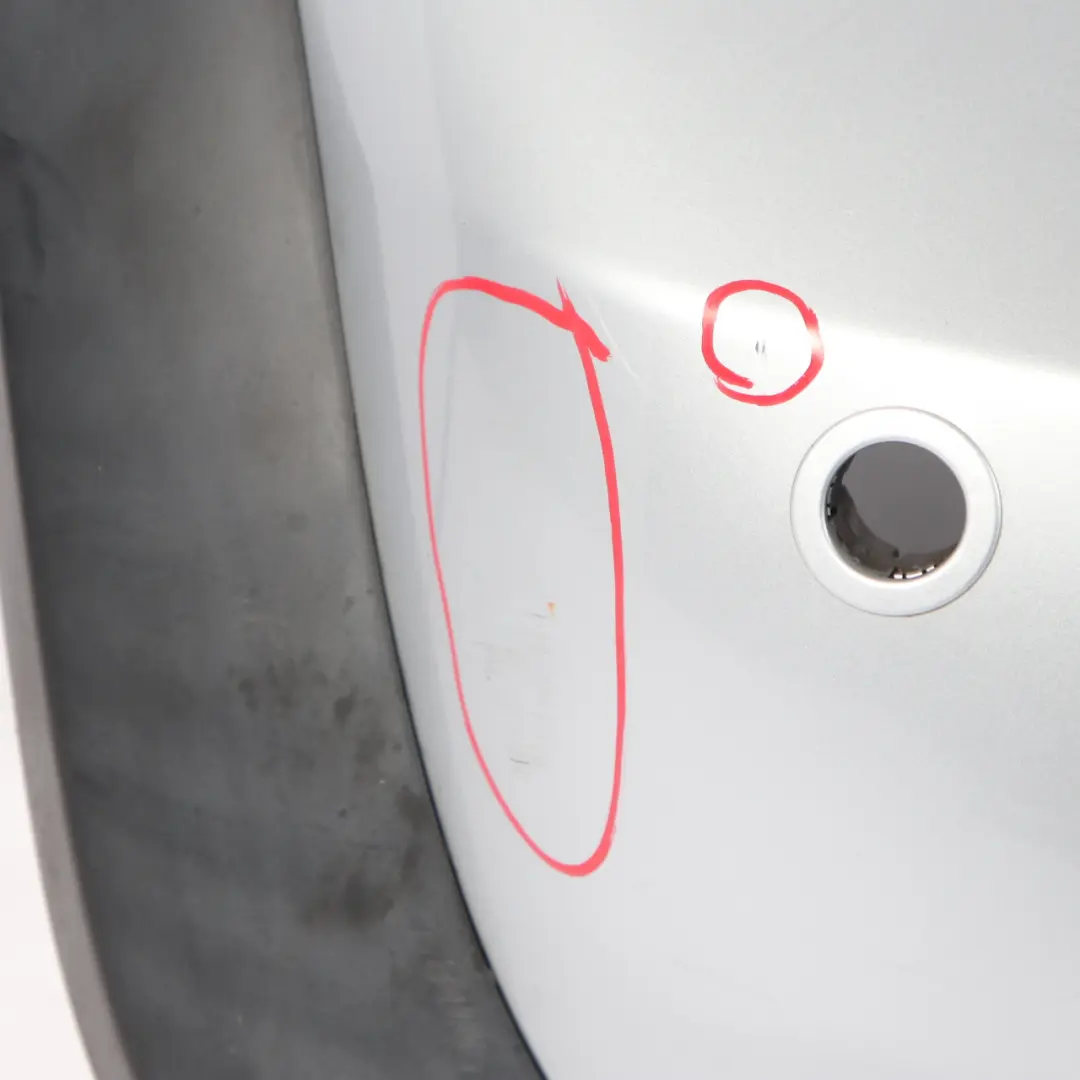 Bumper Rear Mini R52 Cabrio Complete PDC Trim Panel Pure Silver Metallic - 900 to with Part number 0309183 Bumper Rear Mini R52 Cabrio Complete PDC Trim Panel Pure Silver Metallic - 900 - SKU 0309183-PS2 - Part number 0309183