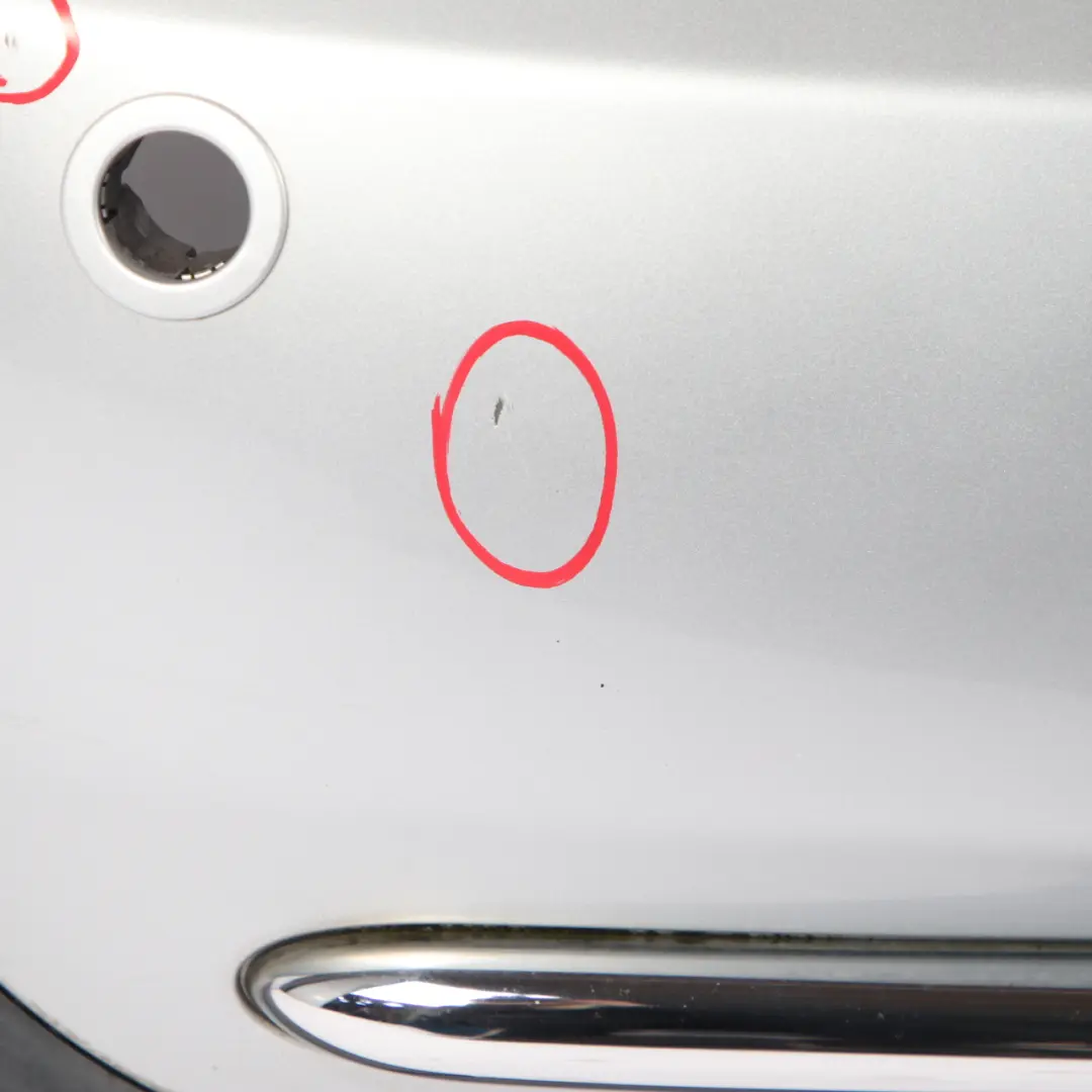 Bumper Rear Mini R52 Cabrio Complete PDC Trim Panel Pure Silver Metallic - 900 to with Part number 0309183 Bumper Rear Mini R52 Cabrio Complete PDC Trim Panel Pure Silver Metallic - 900 - SKU 0309183-PS2 - Part number 0309183