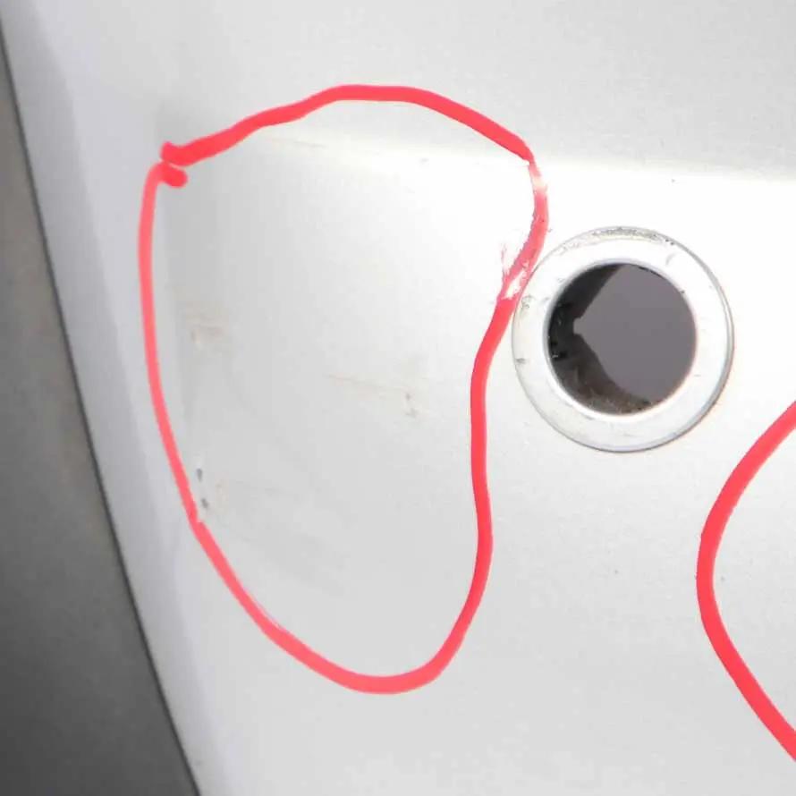 Mini Cabrio R52 Zderzak Tylny Tył Pure Silver - SKU 0309183-PS - Numer Części 0309183