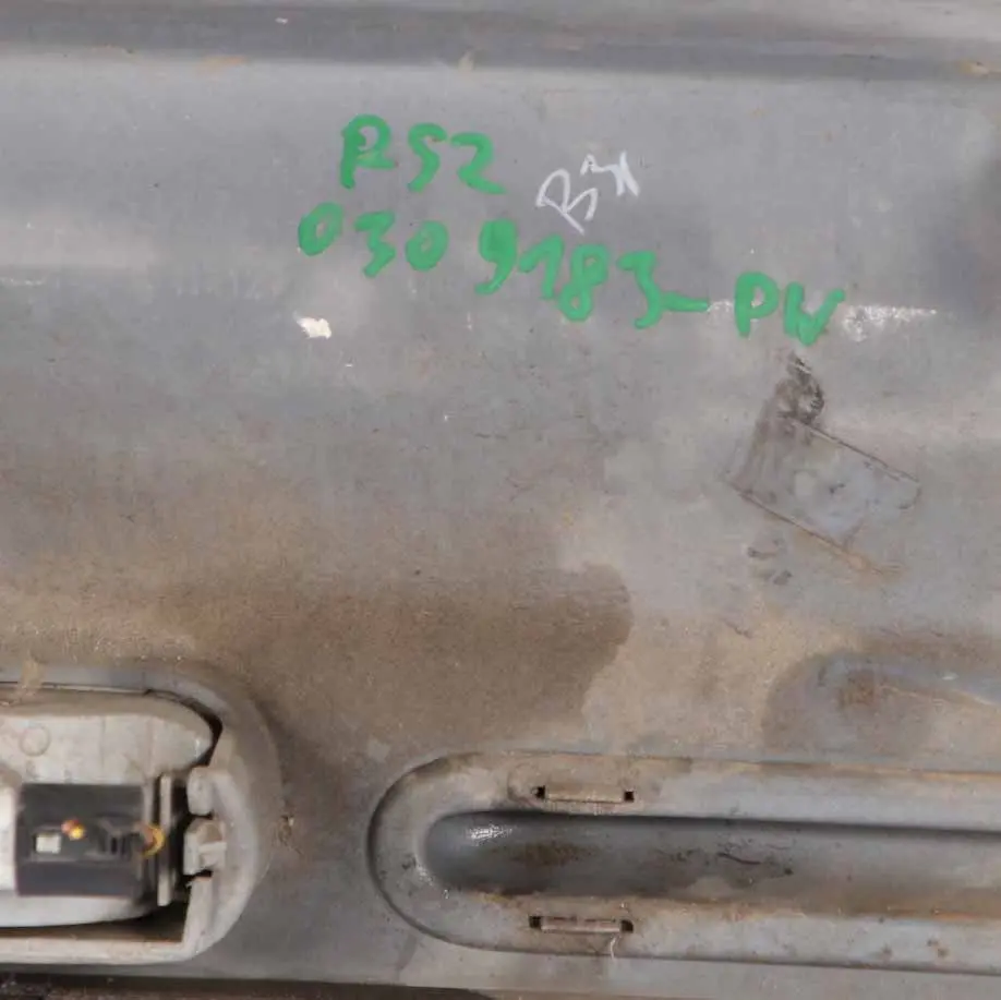 Complete Rear Bumper PDC Panel Pepper White - 850 to Mini Cooper One R52 Cabrio with Part number 0309183 Mini Cooper One R52 Cabrio Complete Rear Bumper PDC Panel Pepper White - 850 - SKU 0309183-PW - Part number 0309183