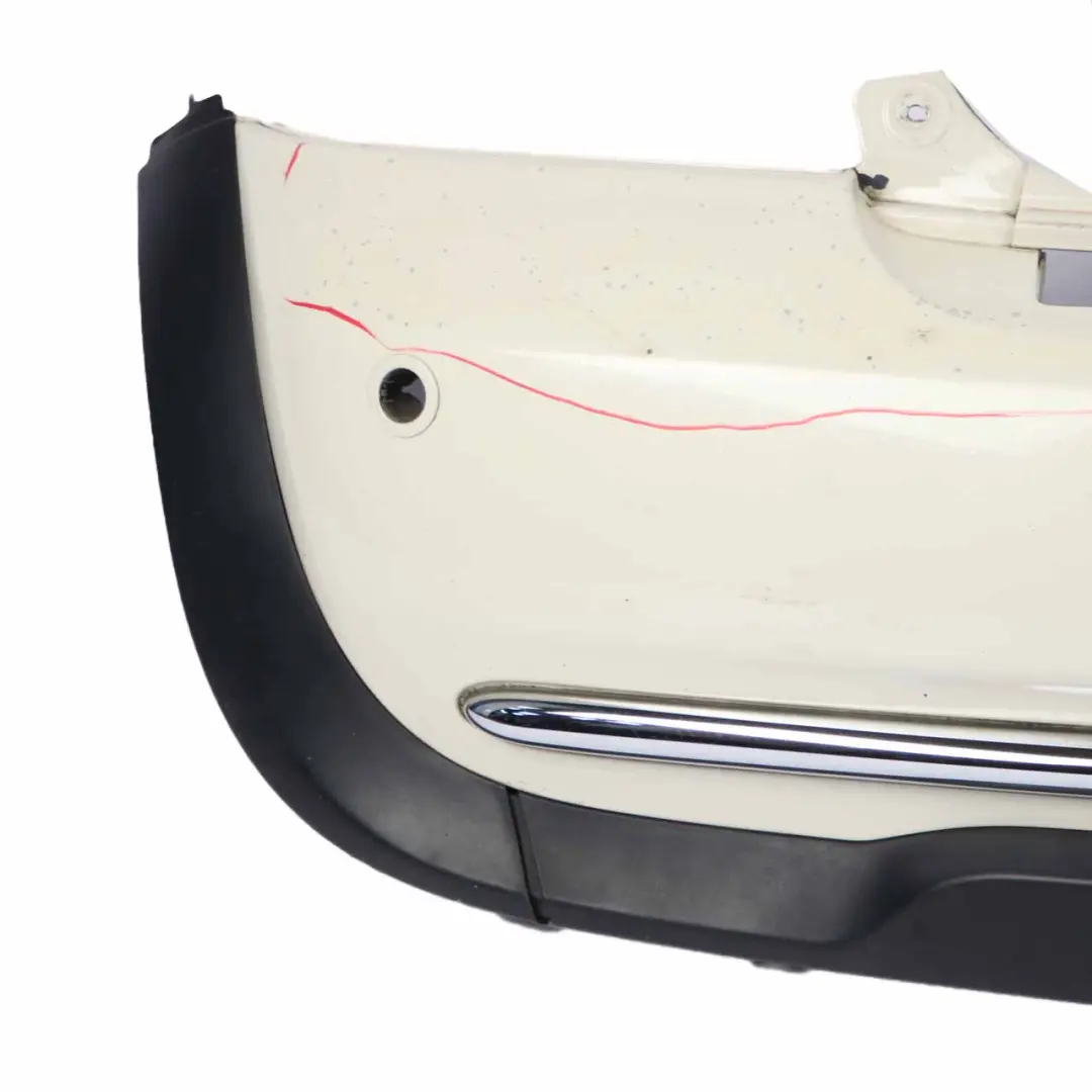 Mini Cooper One R52 Cabrio Complete Rear Bumper PDC Panel Pepper White - 850 - SKU 0309183-PW - Part number 0309183