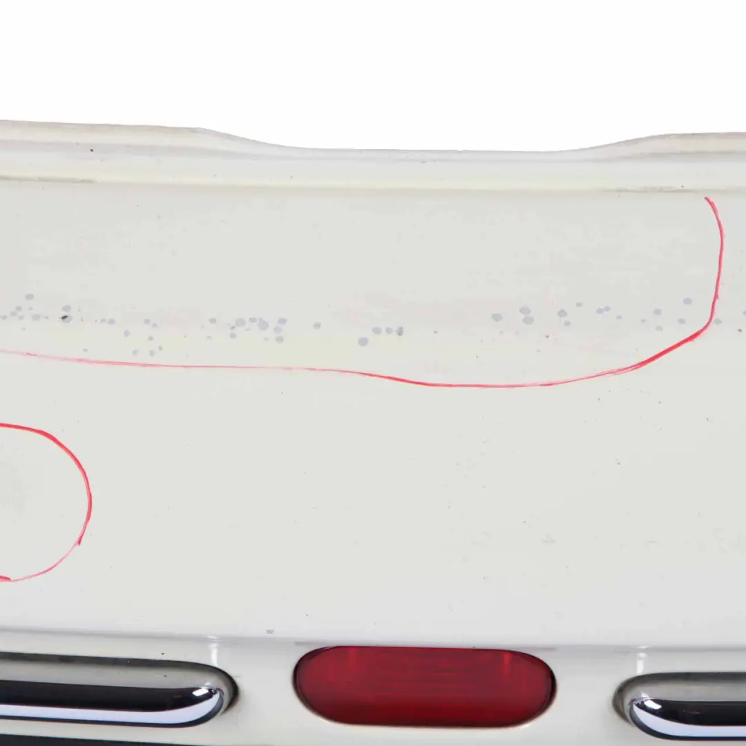 Complete Rear Bumper PDC Panel Pepper White - 850 to Mini Cooper One R52 Cabrio with Part number 0309183 Mini Cooper One R52 Cabrio Complete Rear Bumper PDC Panel Pepper White - 850 - SKU 0309183-PW - Part number 0309183