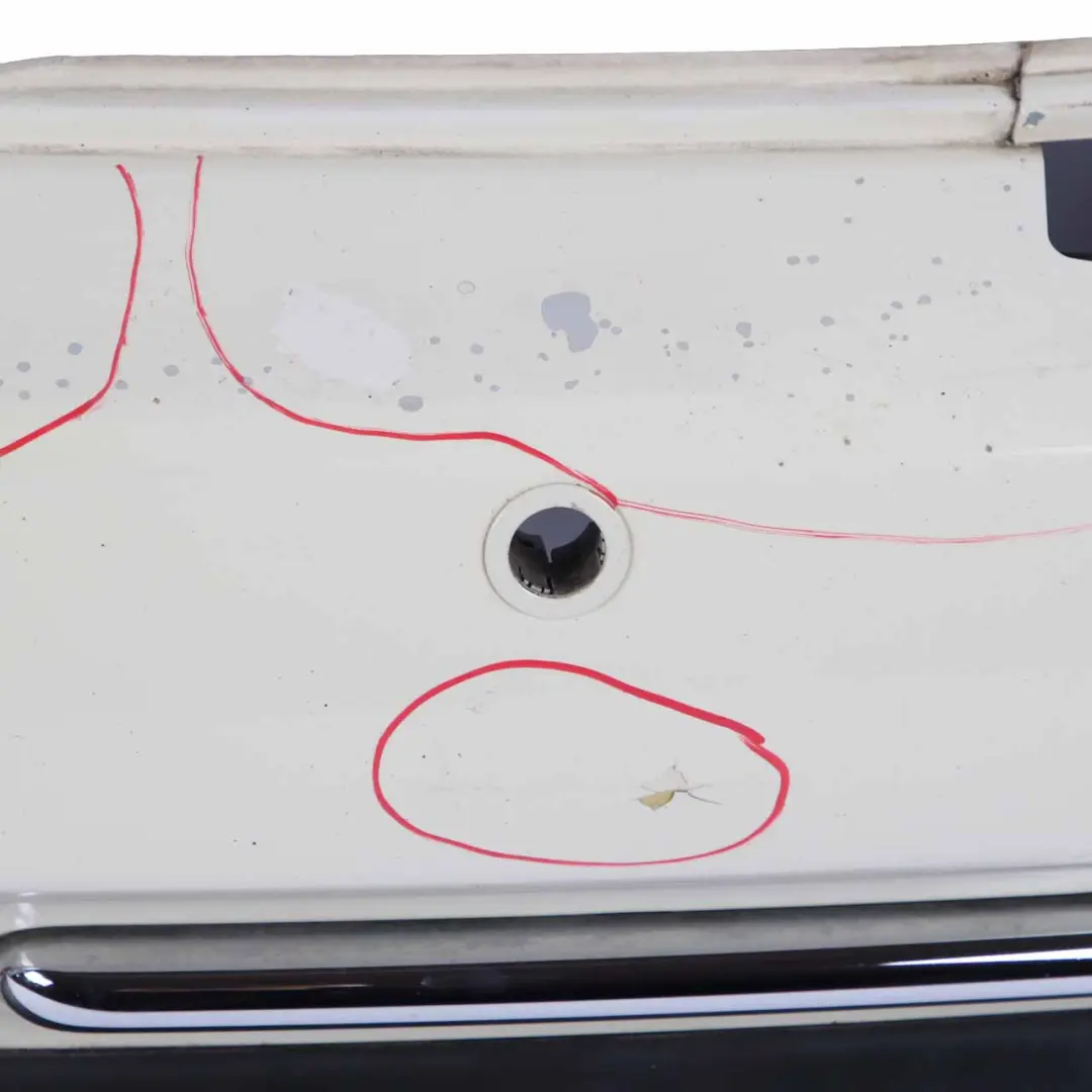 Mini Cooper One R52 Cabrio Complete Rear Bumper PDC Panel Pepper White - 850 - SKU 0309183-PW - Part number 0309183