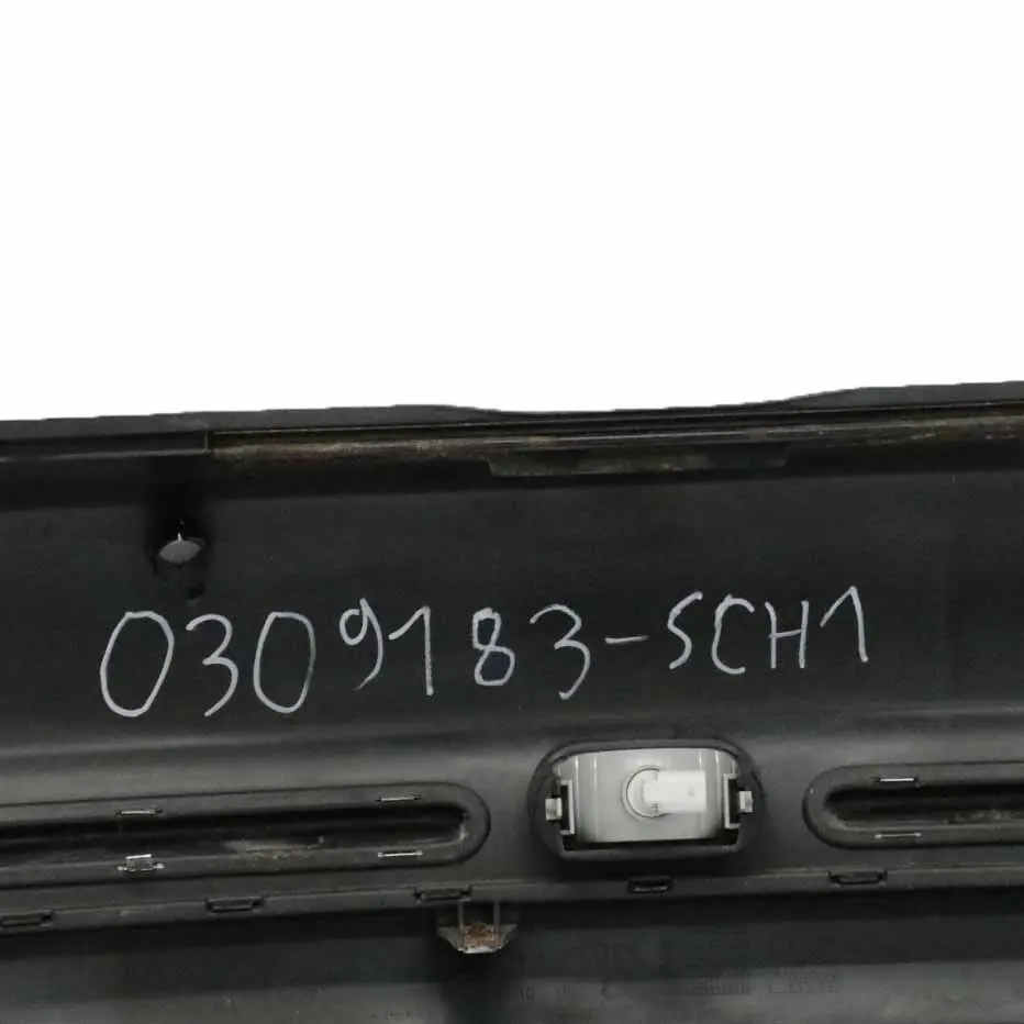parachoques trasero Cabrio completo PDC Trim Panel Schwarz 2 - 668 para Mini R52 con número de pieza 0309183 Mini R52 parachoques trasero Cabrio completo PDC Trim Panel Schwarz 2 - 668 - SKU 0309183-SCH1 - Número de pieza 0309183