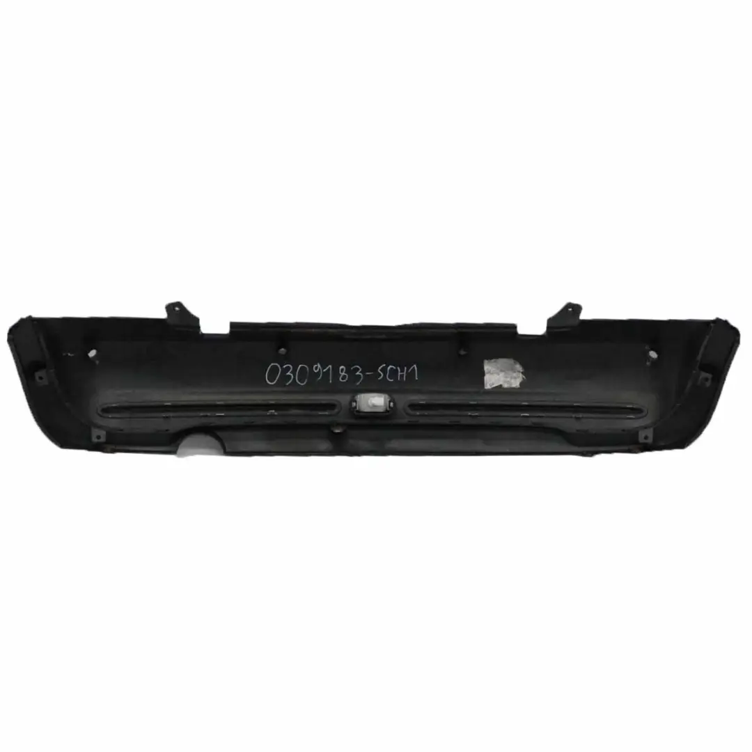 Mini R52 Heckstoßstange Cabrio komplett PDC Zierleiste Schwarz 2 - 668 - SKU 0309183-SCH1 - Teilenummer 0309183