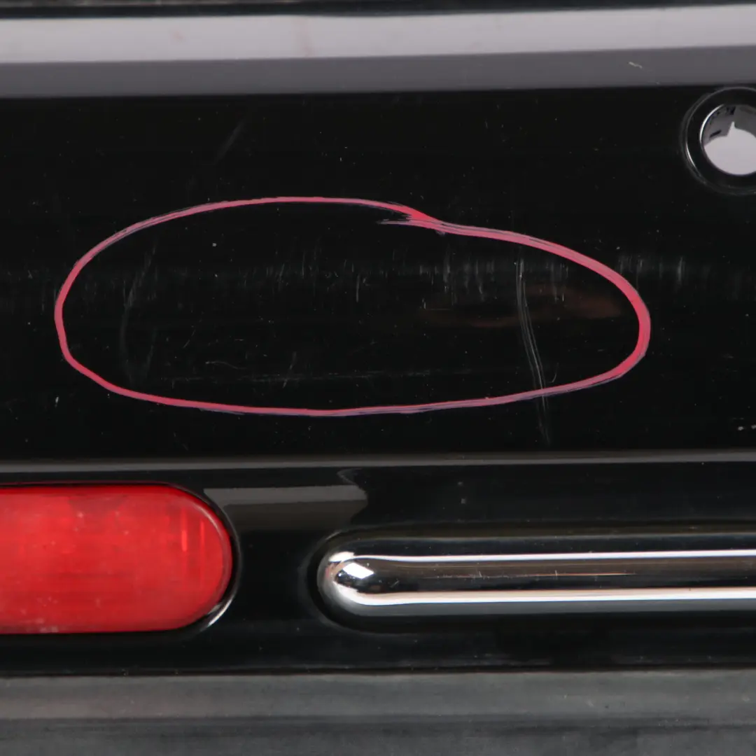 Bumper Cabrio Complete PDC Trim Panel Schwarz 2 Black - 668 to Mini R52 Rear with Part number 0309183 Mini R52 Rear Bumper Cabrio Complete PDC Trim Panel Schwarz 2 Black - 668 - SKU 0309183-SCH - Part number 0309183