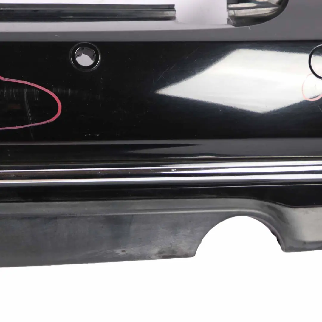 Bumper Cabrio Complete PDC Trim Panel Schwarz 2 Black - 668 to Mini R52 Rear with Part number 0309183 Mini R52 Rear Bumper Cabrio Complete PDC Trim Panel Schwarz 2 Black - 668 - SKU 0309183-SCH - Part number 0309183