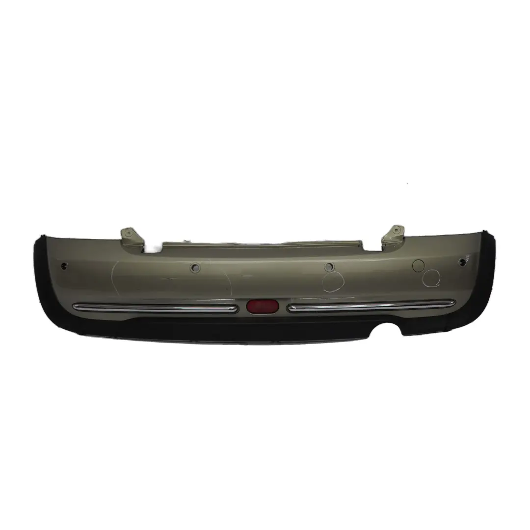  Bumper Rear Mini R52 Cabrio Complete PDC Trim Panel Sparkling Silver - A60 - SKU 0309183-SS - Part number 0309183