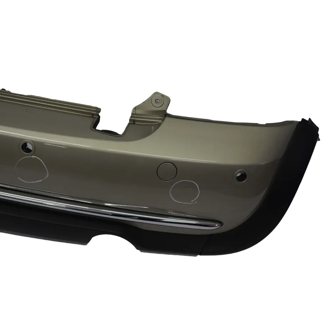  Bumper Rear Mini R52 Cabrio Complete PDC Trim Panel Sparkling Silver - A60 - SKU 0309183-SS - Part number 0309183
