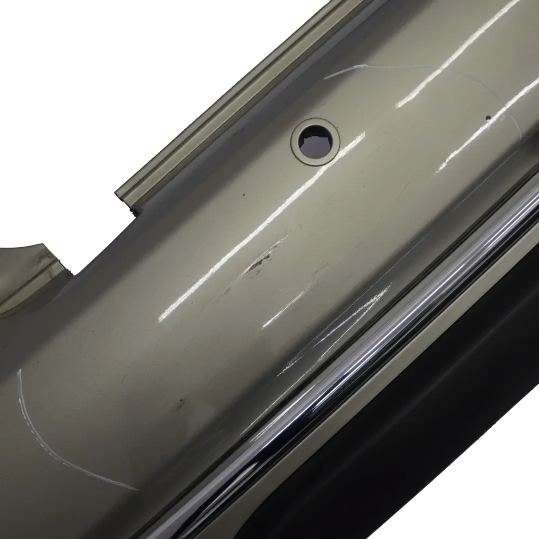  Bumper Rear Mini R52 Cabrio Complete PDC Trim Panel Sparkling Silver - A60 - SKU 0309183-SS - Part number 0309183