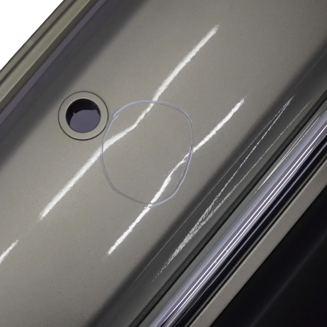  Bumper Rear Mini R52 Cabrio Complete PDC Trim Panel Sparkling Silver - A60 - SKU 0309183-SS - Part number 0309183