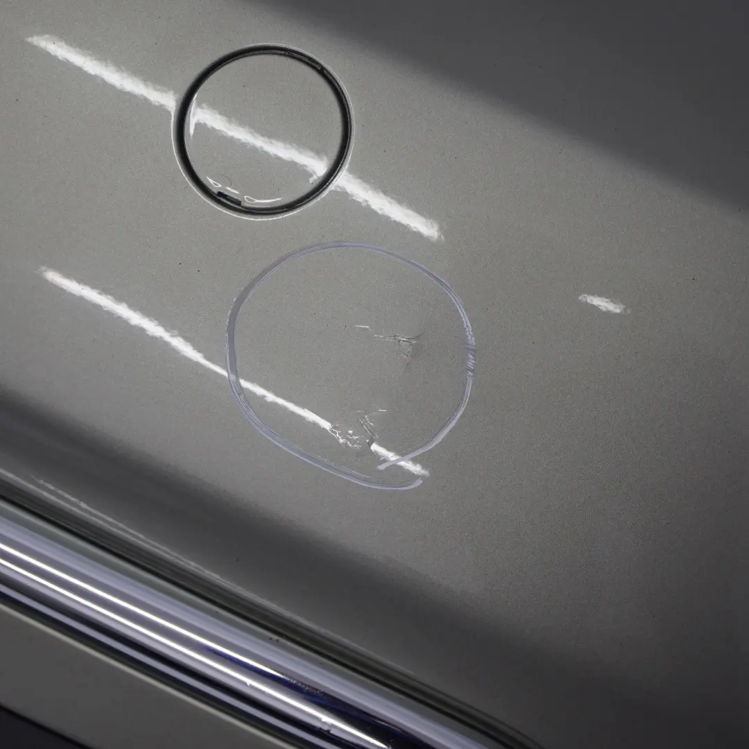  Bumper Rear Mini R52 Cabrio Complete PDC Trim Panel Sparkling Silver - A60 - SKU 0309183-SS - Part number 0309183