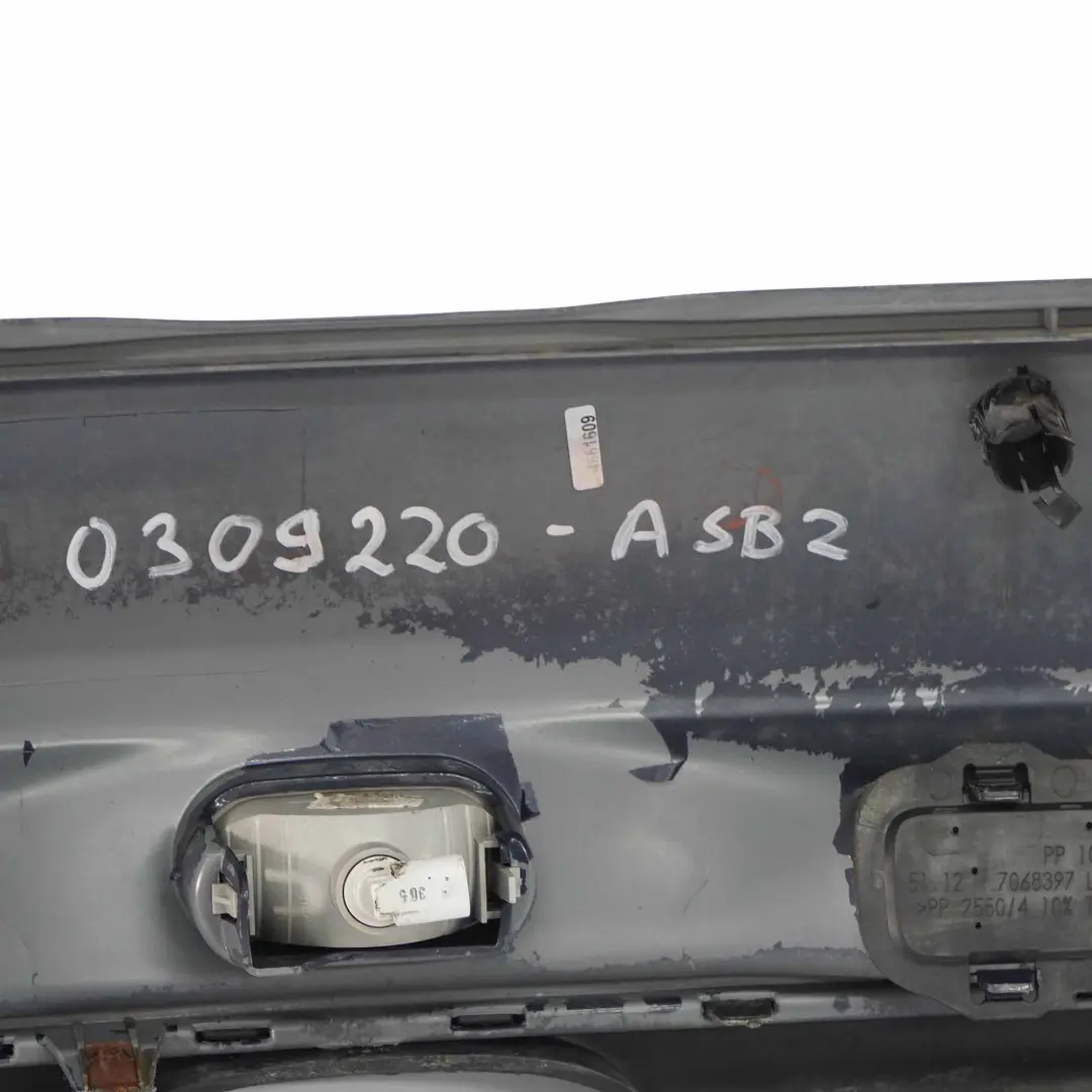 Mini R52 Rear Bumper PDC Cabrio Cooper S Panel Astro Black Metallic - A25 - SKU 0309220-ASB2 - Part number 0309220