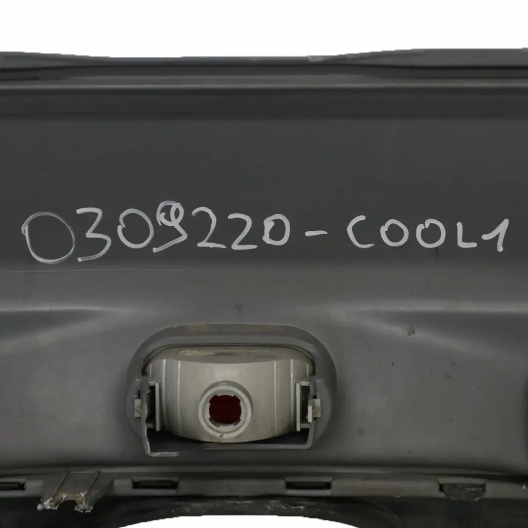 Bumper PDC Cabrio Cooper S Panel Cool Blue Metallic - A27 to Mini R52 Rear with Part number 0309220 Mini R52 Rear Bumper PDC Cabrio Cooper S Panel Cool Blue Metallic - A27 - SKU 0309220-COOL1 - Part number 0309220