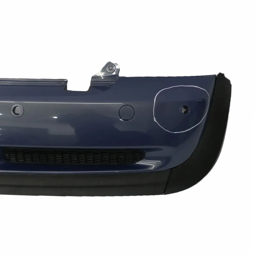 Stossfänger Hinten Cool Blue Blau Metallic - A27 für Mini R52 Cabrio Cooper S mit Teilenummer 0309220 Mini R52 Cabrio Cooper S Stossfänger Hinten Cool Blue Blau Metallic - A27 - SKU 0309220-COOL1 - Teilenummer 0309220