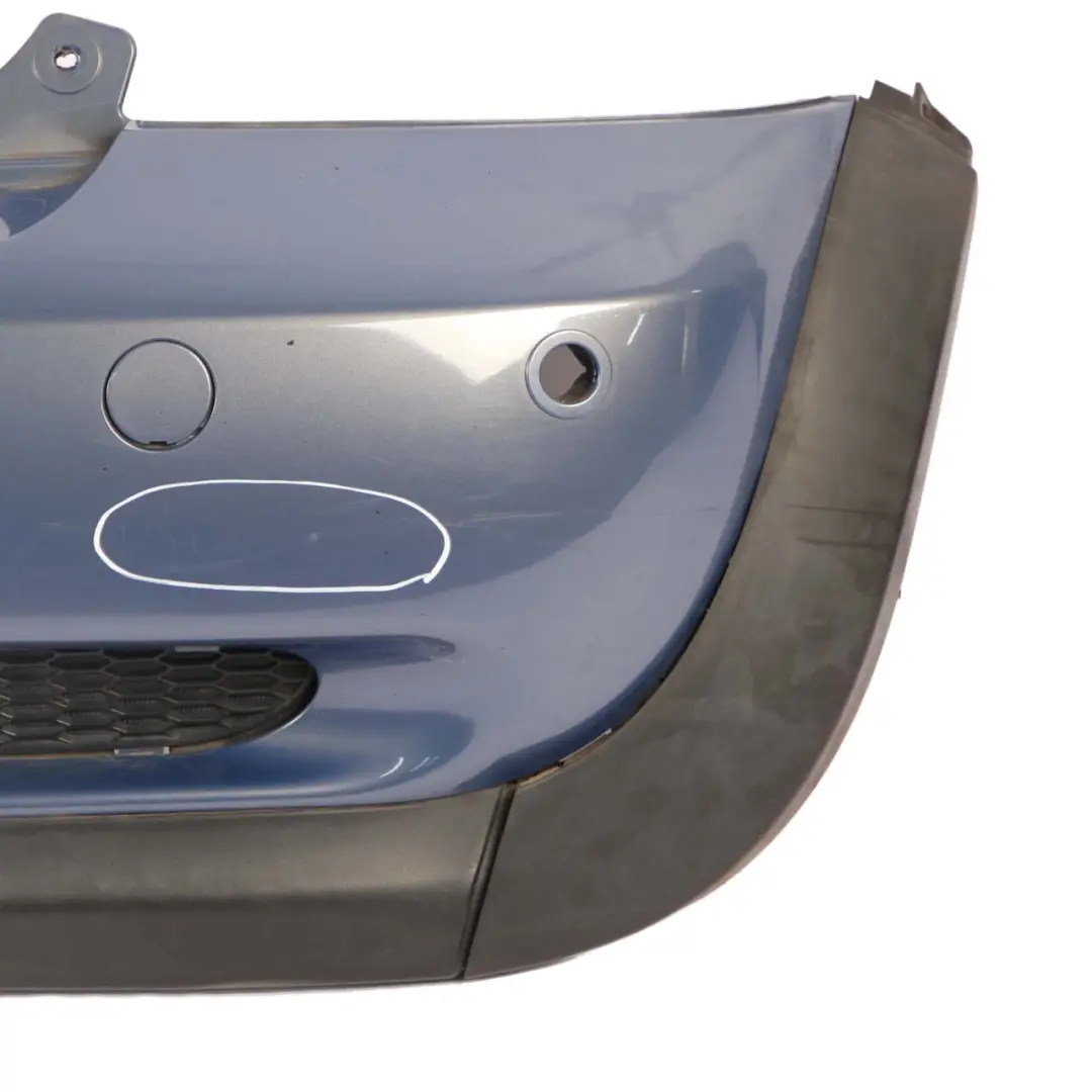 Bumper PDC Cabrio Cooper S Panel Cool Blue Metallic - A27 to Mini R52 Rear with Part number 0309220 Mini R52 Rear Bumper PDC Cabrio Cooper S Panel Cool Blue Metallic - A27 - SKU 0309220-COOL - Part number 0309220