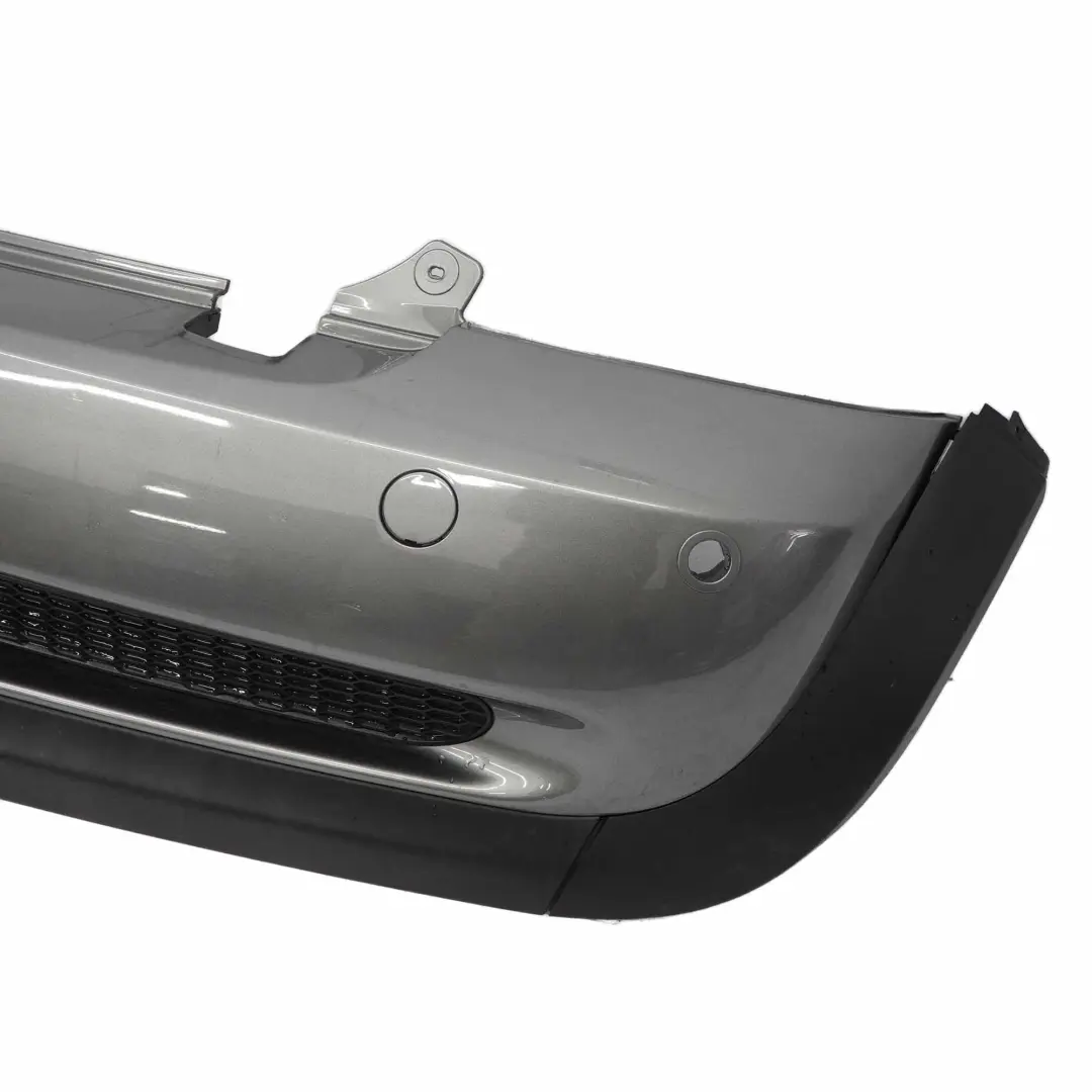 Complete Rear Bumper PDC Panel Dark Silver - 871 to Mini R52 Cabrio Cooper S with Part number 0309220 Mini R52 Cabrio Cooper S Complete Rear Bumper PDC Panel Dark Silver - 871 - SKU 0309220-DS1 - Part number 0309220