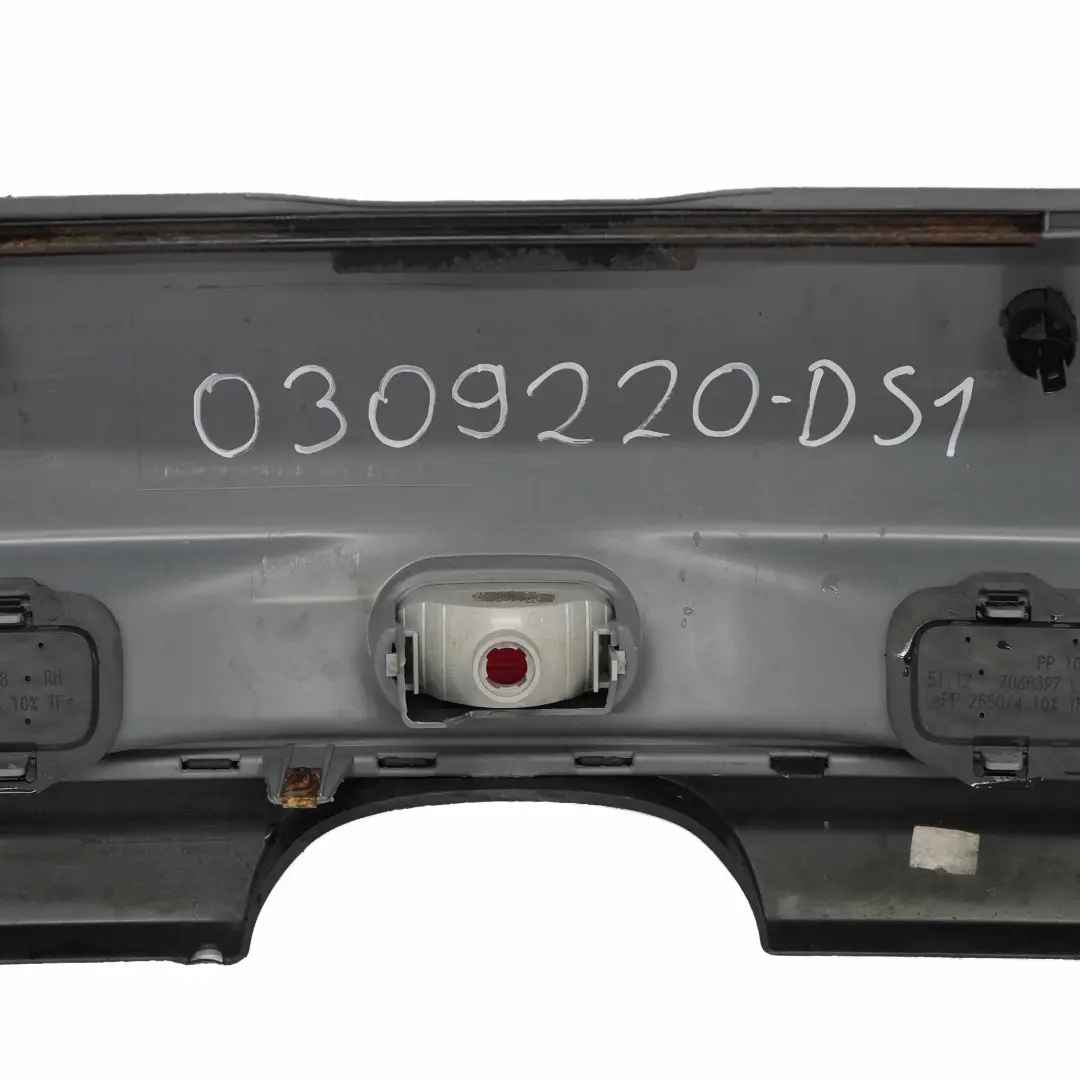 Complete Rear Bumper PDC Panel Dark Silver - 871 to Mini R52 Cabrio Cooper S with Part number 0309220 Mini R52 Cabrio Cooper S Complete Rear Bumper PDC Panel Dark Silver - 871 - SKU 0309220-DS1 - Part number 0309220