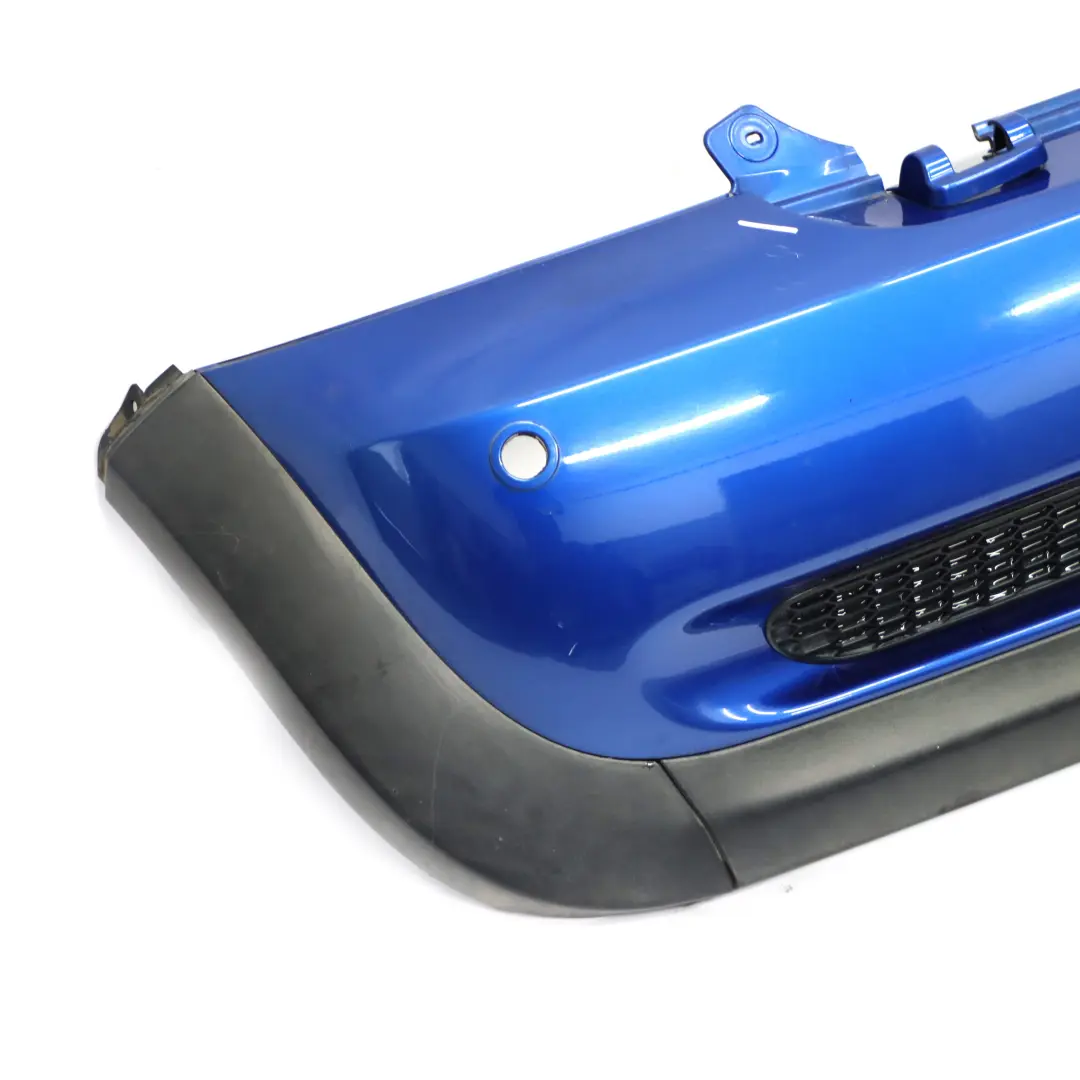Paraurti posteriore completo PDC Hyper Blue - A28 per Mini R52 Cabrio Cooper S con numero di parte 0309220 Mini R52 Cabrio Cooper S Paraurti posteriore completo PDC Hyper Blue - A28 - SKU 0309220-HYB - Numero di parte 0309220