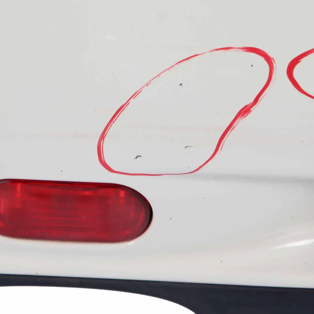 Mini R52 Cabrio Cooper S Complete Rear Bumper PDC Panel Pepper White - 850 - SKU 0309220-PW - Part number 0309220