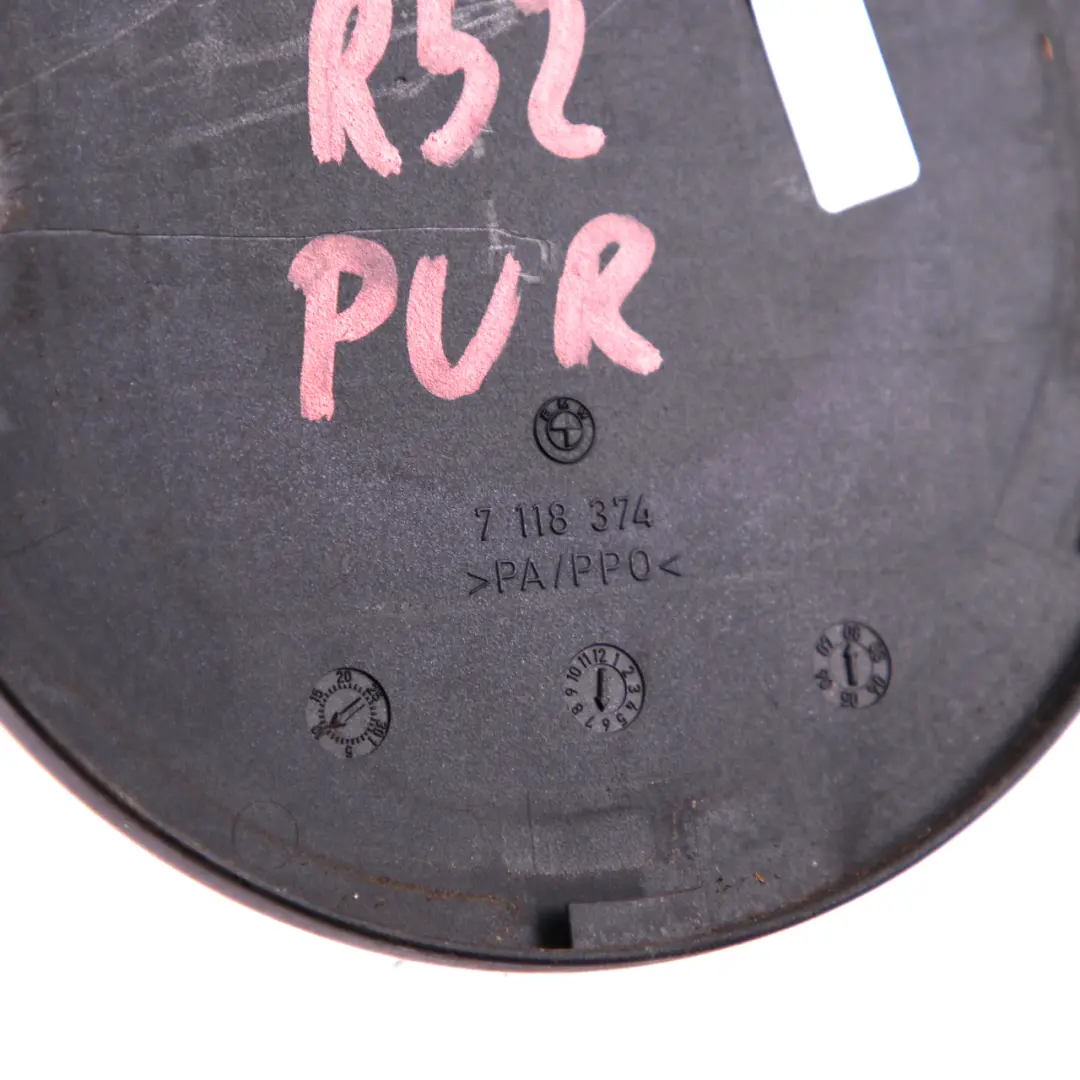 Filler In Flap Fuel Cap Cover Black-eye Purple A24 7118374 to Mini One Cabrio R52 with Part number 0309413 Mini One Cabrio R52 Filler In Flap Fuel Cap Cover Black-eye Purple A24 7118374 - SKU 0309413-PUR - Part number 0309413