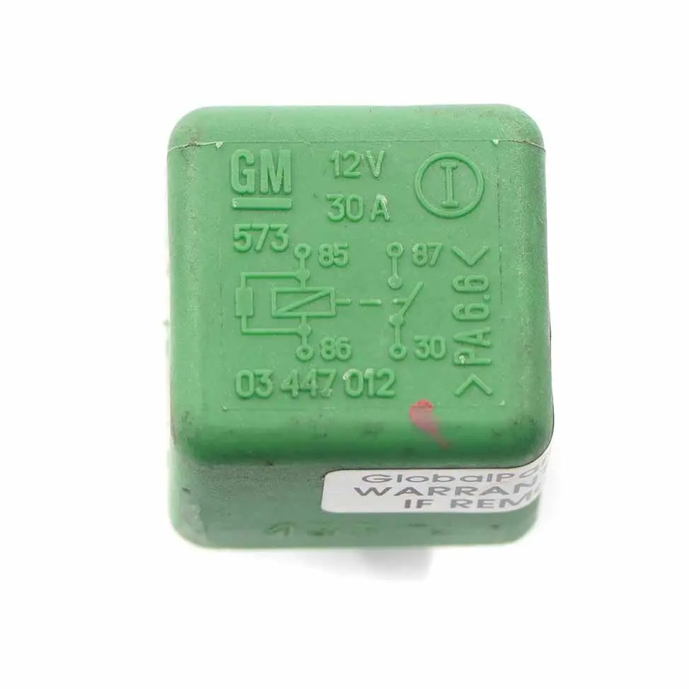 Przekaźnik 4 Pin Zielony 0 do GM Vauxhall Opel o numerze 03447012 GM Vauxhall Opel Przekaźnik 4 Pin Zielony 0 - SKU 3447012 - Numer Części 03447012