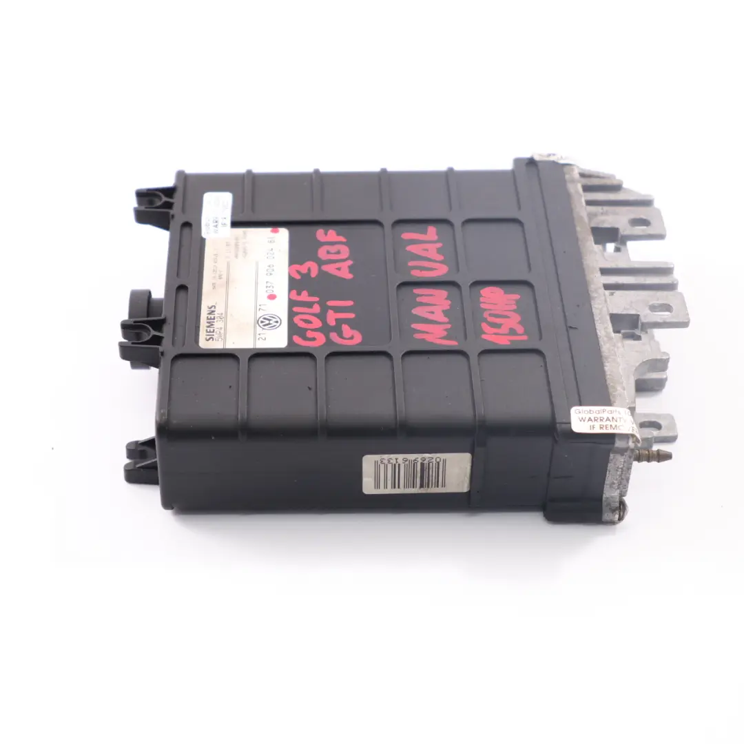 VW Golf 3 GTI 2.0 16V ABF 150KM Benzin Handbuch Motoreinheit ECU - SKU 037906024BE - Teilenummer 037906024BE