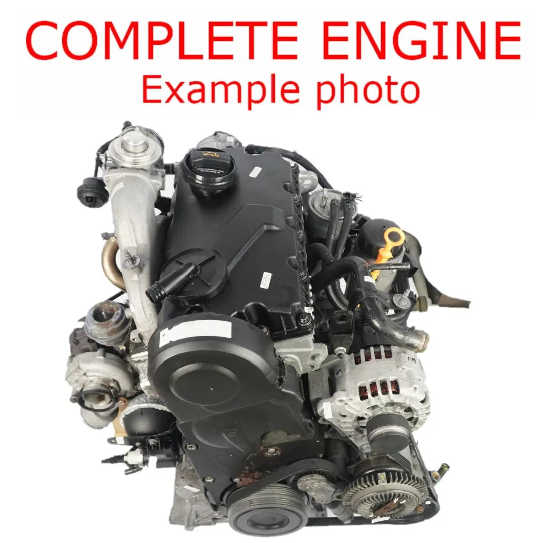 VW Passat B5 Audi A4 B6 1.9 TDI 130HP Motore Nudo AWX 159 000 km, GARANZIA - SKU 038100040M - Numero di parte 038100040M