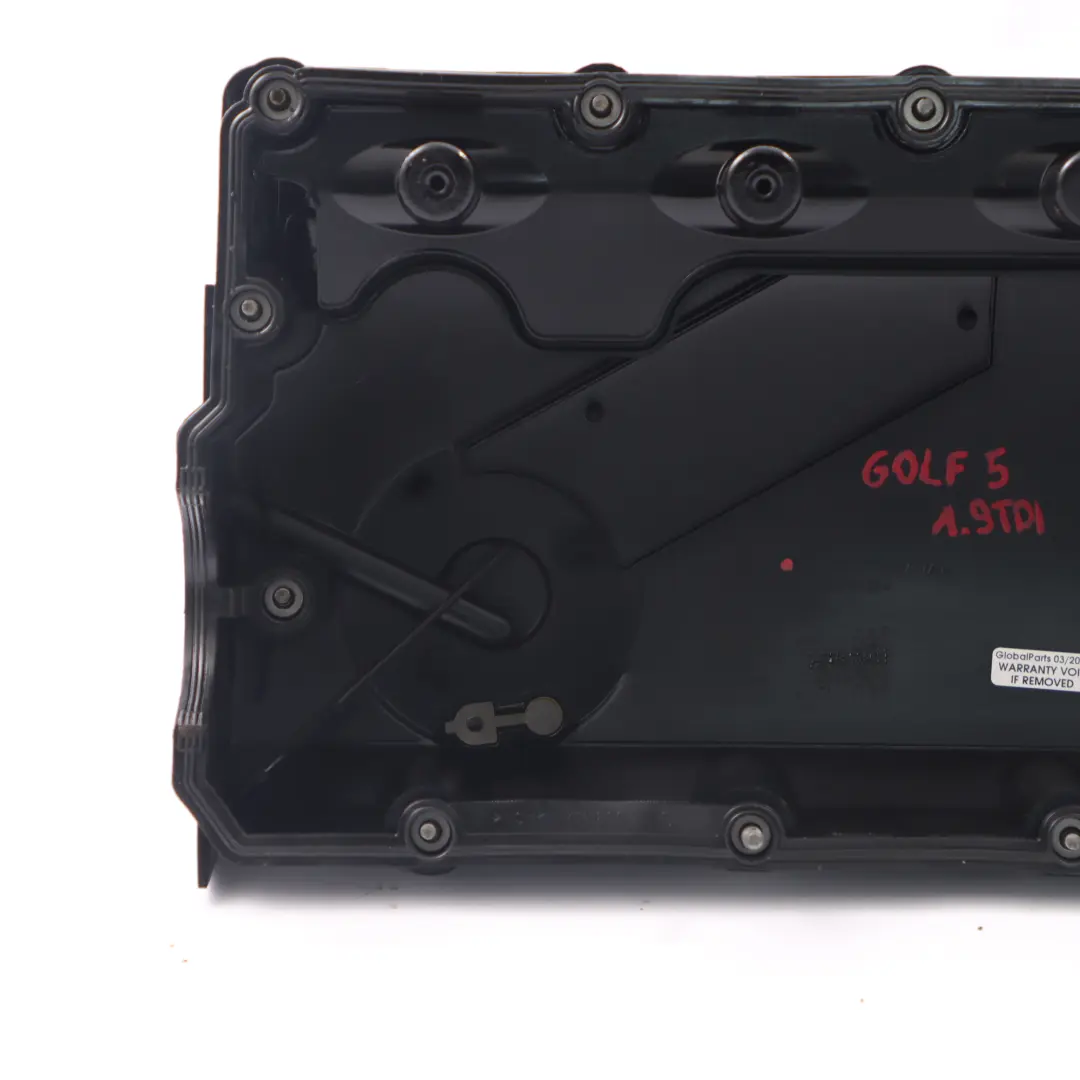 8L 1.9 TDI Tapa de balancines de culata para Volkswagen Golf 4 5 Audi A3 con número de pieza 038103475 Volkswagen Golf 4 5 Audi A3 8L 1.9 TDI Tapa de balancines de culata - SKU 038103475 - Número de pieza 038103475