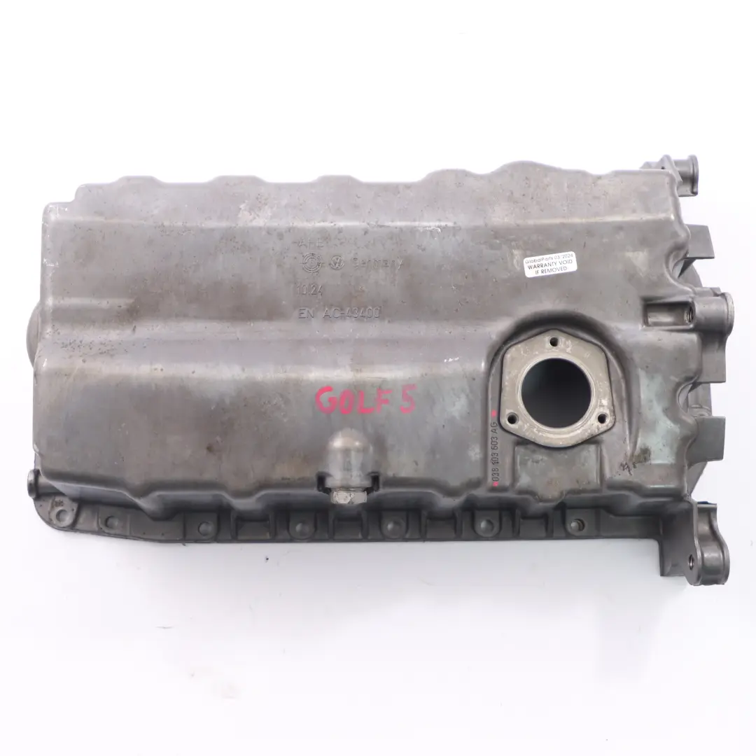 Volkswagen Golf 5 Audi A3 1.9 2.0 TDI Diesel coppa dell'olio motore - SKU 038103603AG - Numero di parte 038103603AG