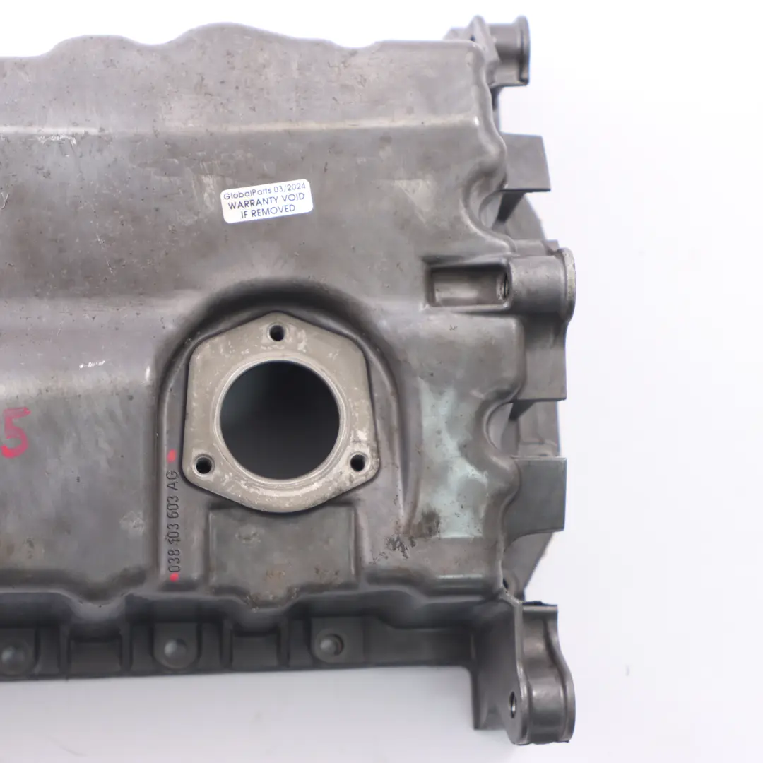 Oil Sump Pan to Volkswagen Golf 5 Audi A3 1.9 2.0 TDI Diesel Engine with Part number 038103603AG Volkswagen Golf 5 Audi A3 1.9 2.0 TDI Diesel Engine Oil Sump Pan - SKU 038103603AG - Part number 038103603AG