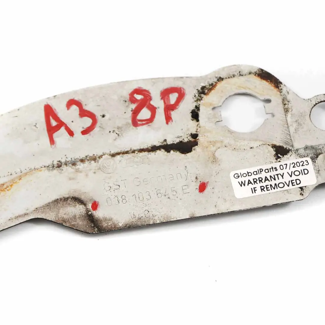 Gearbox Connecting Covering Plate Gasket to Audi A3 8P Engine with Part number 038103645E Audi A3 8P Engine Gearbox Connecting Covering Plate Gasket - SKU 038103645E - Part number 038103645E