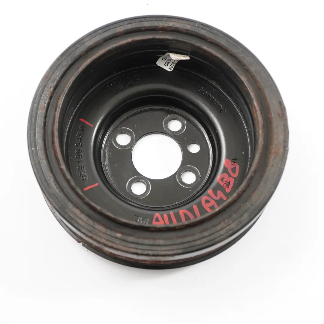 Vibration Damper Crankshaft Pulley Wheel Diesel to Audi A4 B8 with Part number 038105243M Audi A4 B8 Vibration Damper Crankshaft Pulley Wheel Diesel - SKU 038105243M - Part number 038105243M