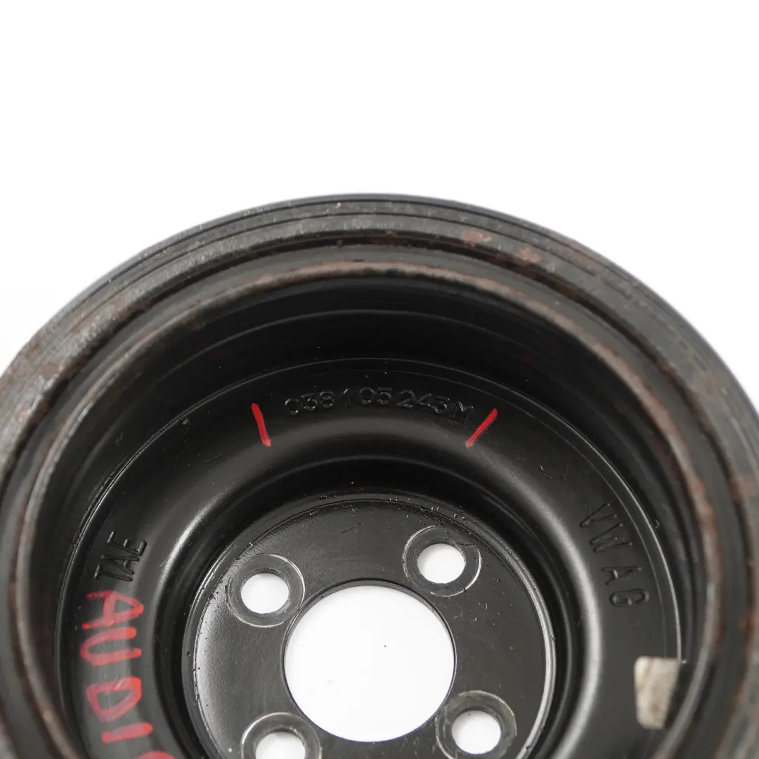  Amortiguador de vibraciones Audi A4 B8 Polea cigüeñal Rueda Diesel - SKU 038105243M - Número de pieza 038105243M
