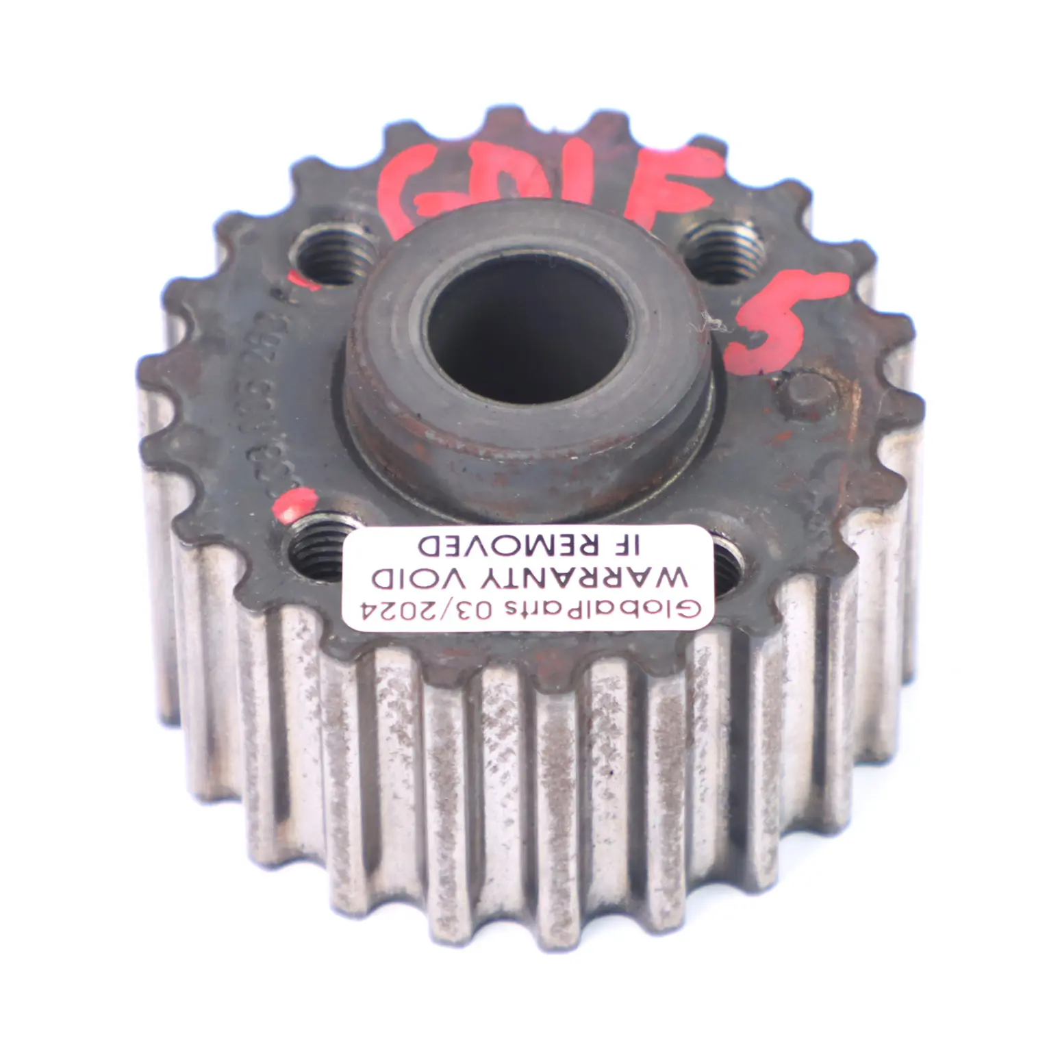 VW Golf 5 Audi A3 8P Tdi Albero a gomiti Cinghia ingranaggi ruota 038105263F