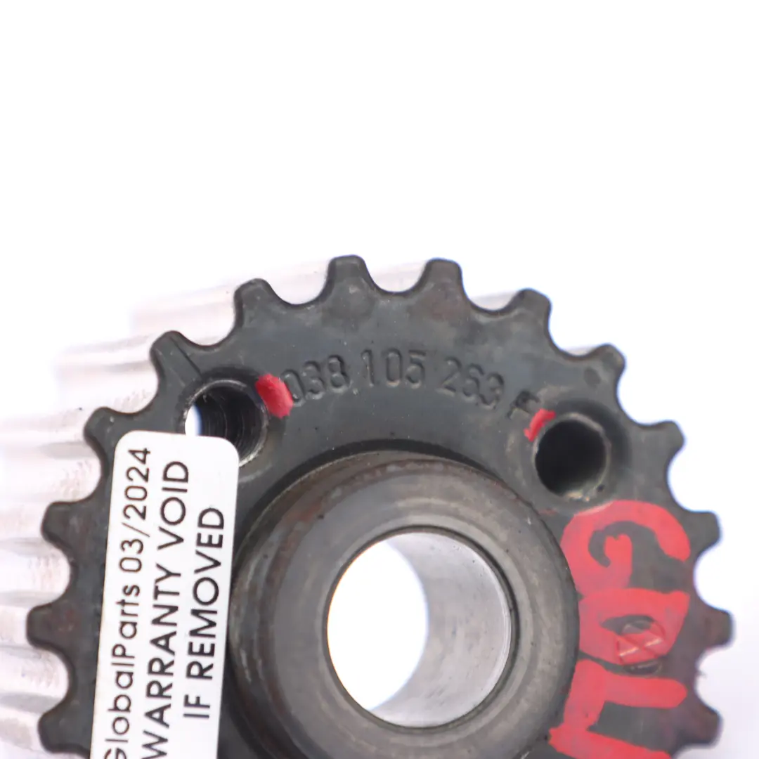 Crankshaft Camshaft Belt Gear Wheel to Volkswagen Golf 5 Audi A3 8P Tdi with Part number 038105263F Volkswagen Golf 5 Audi A3 8P Tdi Crankshaft Camshaft Belt Gear Wheel - SKU 038105263F - Part number 038105263F