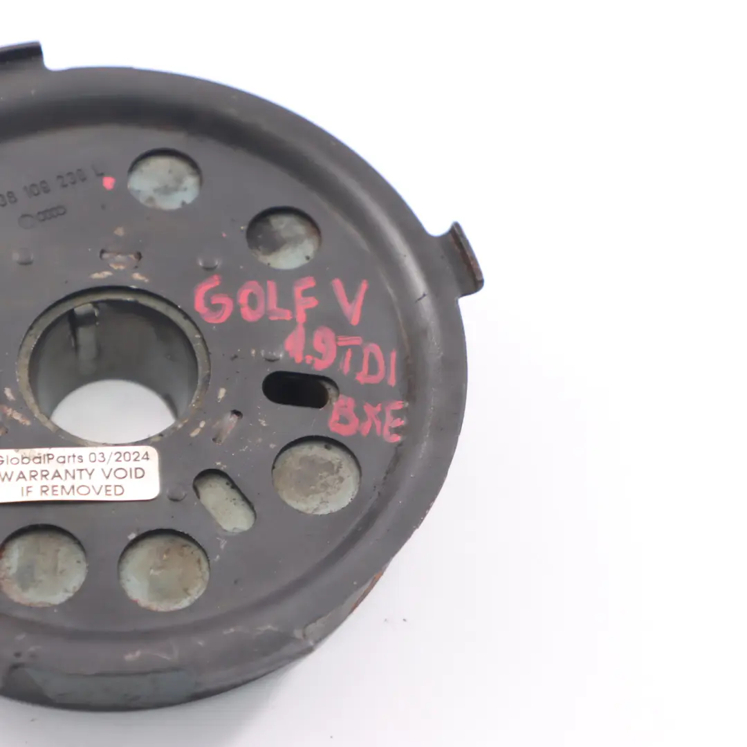 MK5 1.9 Tdi Diesel Motor BXE Nockenwelle Riemenscheibe Nabe für VW Golf mit Teilenummer 038109239L VW Golf MK5 1.9 Tdi Diesel Motor BXE Nockenwelle Riemenscheibe Nabe - SKU 038109239L - Teilenummer 038109239L