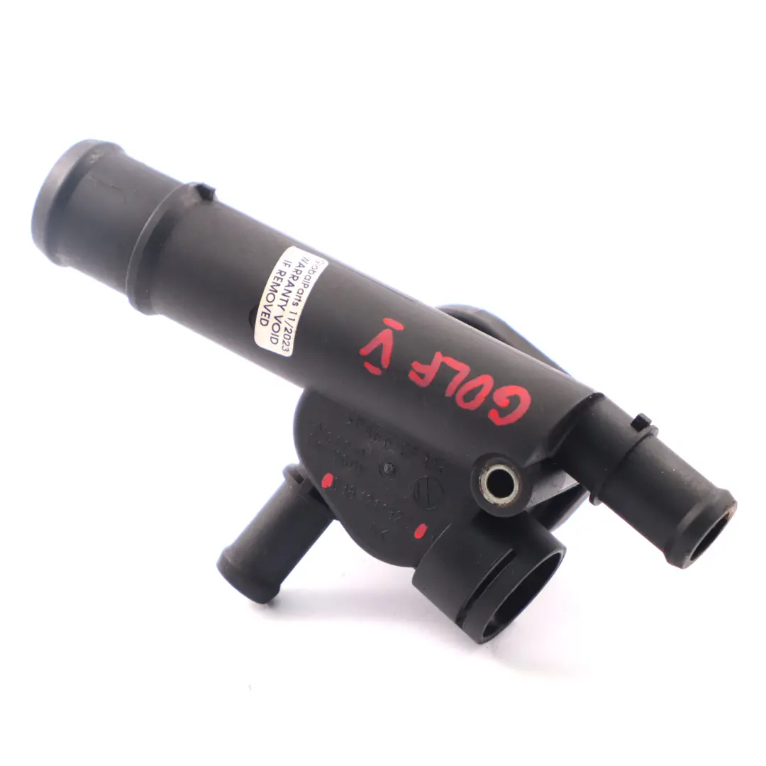 MKV Coolant Flange Thermostat Housing Flange to Audi Seat Skoda VW Golf with Part number 038121132D Audi Seat Skoda VW Golf MKV Coolant Flange Thermostat Housing Flange - SKU 038121132D - Part number 038121132D