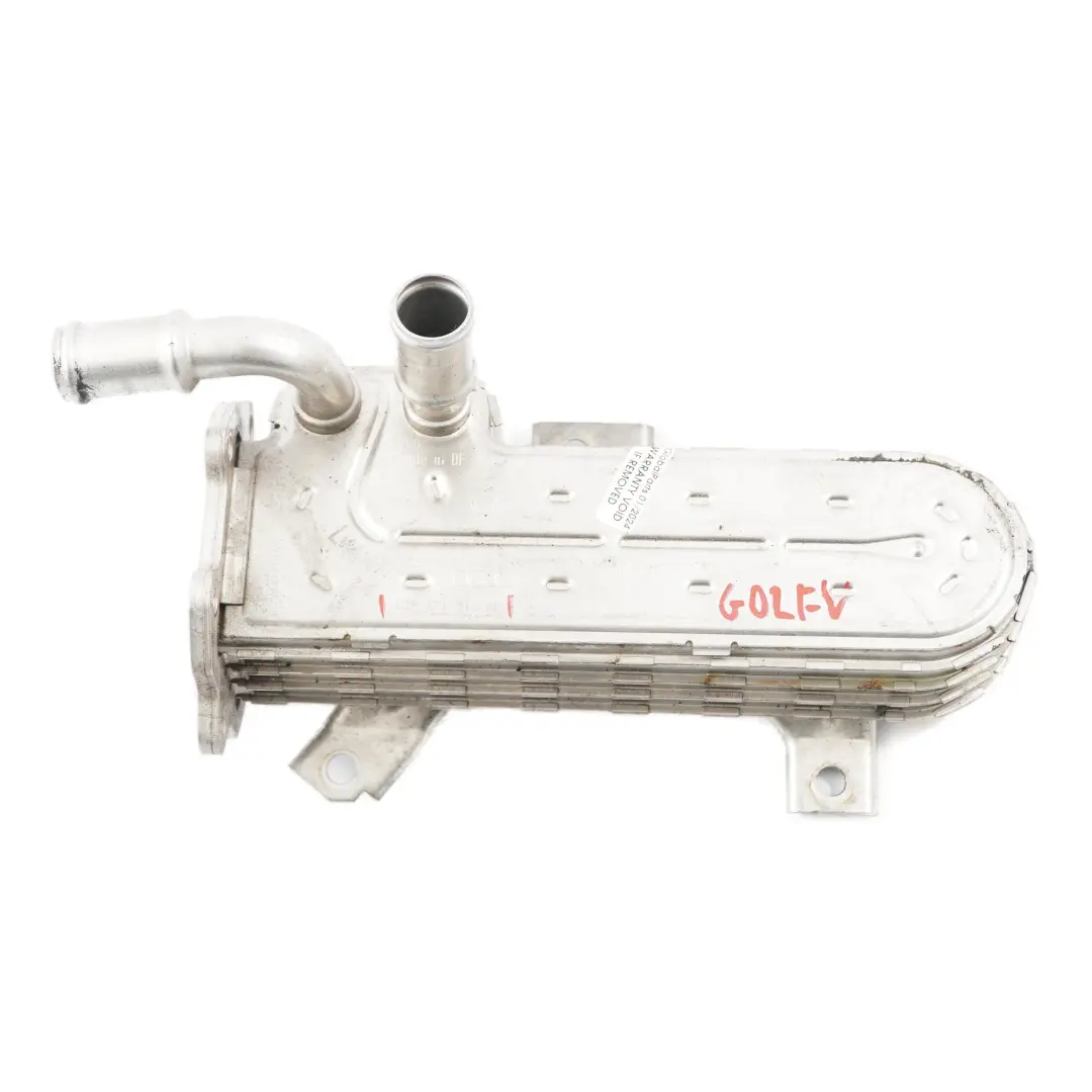 VW Volkswagen Golf 5 V 1.9 TDI EGR Exhaust Valve Cooler Radiator - SKU 038131513AD - Part number 038131513AD